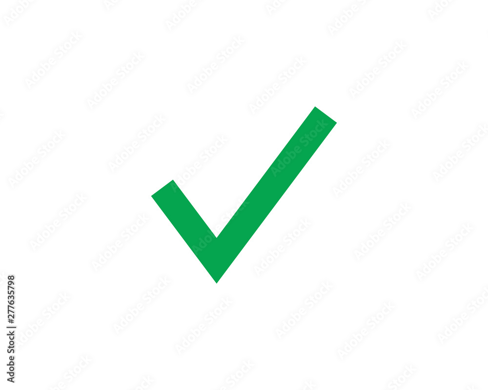 V Letter Logo Template and check mark v letter logo