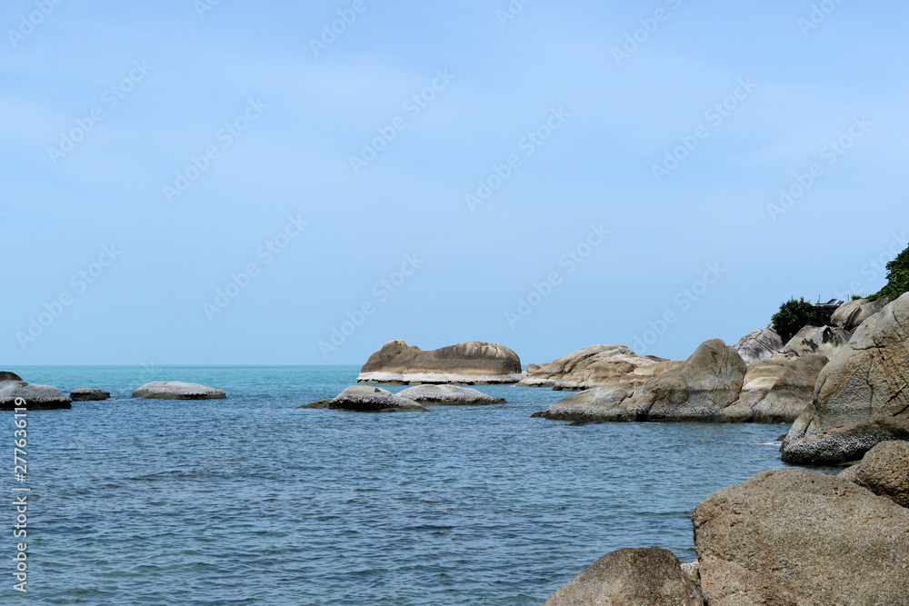 Beautiful coastal seascape, Samui island, Thailand