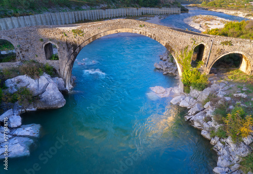 The Old Ottoman Mesi Bridge in Shkoder