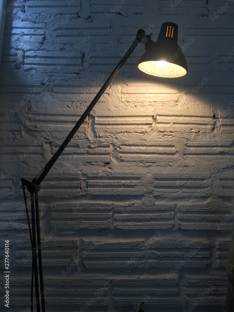 lamp on wall