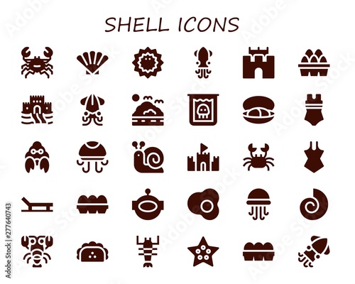 shell icon set