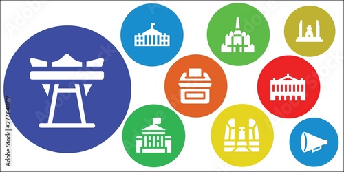 democracy icon set