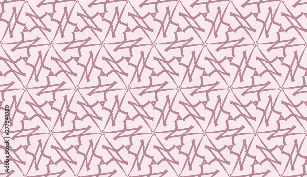 Vector Seamless layout with curved line, illusion triangles. Abstract hipster pattern. For your wallpaper, advert, banner, poster.