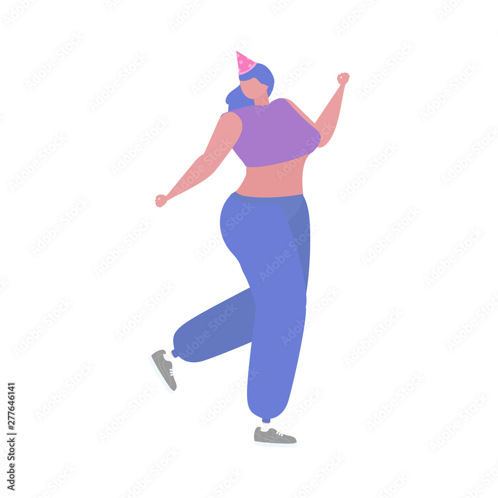 Fototapeta premium Women dancing and having fun at a birthday party