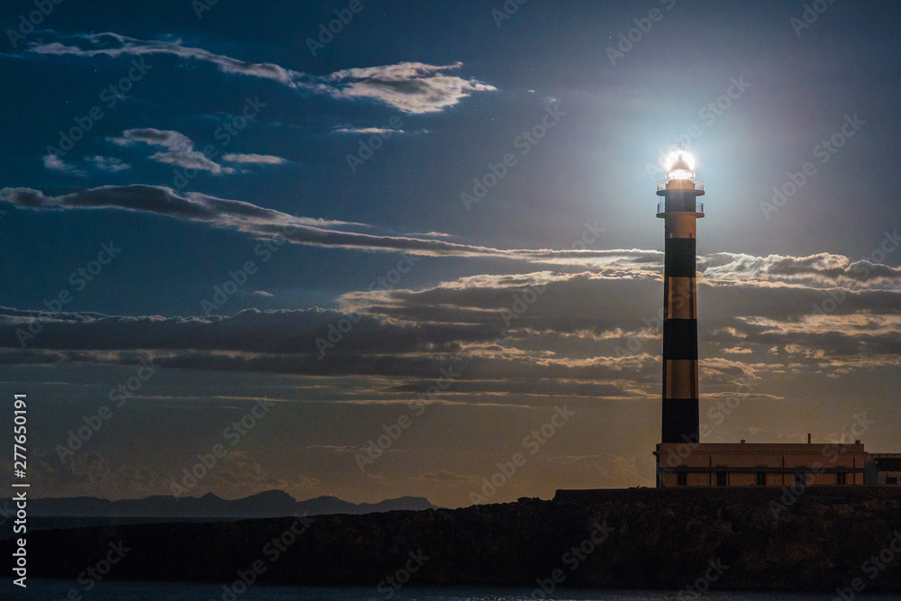 Artrutx Lighthouse in Minorca, Spain.