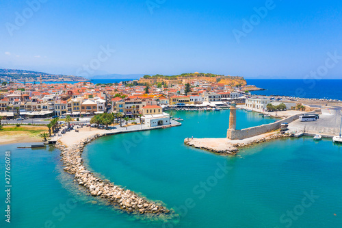 Old Venetian harbor of Rethimno, Crete, Greece © gatsi