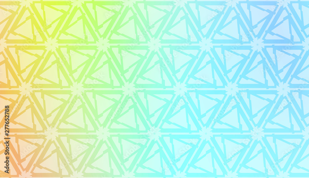 Modern pattern with curved line. Triangles, line, geometric elements. Vector illustration. Design for flyer, wallpaper, presentation, paper. Gradient color Modern pattern with curved line. Triangles, line, geometric elements. Vector illustration. Design for flyer, wallpaper, presentation, paper. Gradient color