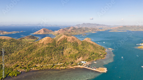 Foto Seascape with islands