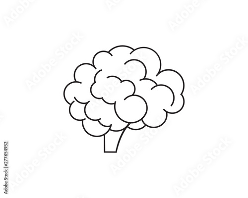 Brain Logo Template and symbols