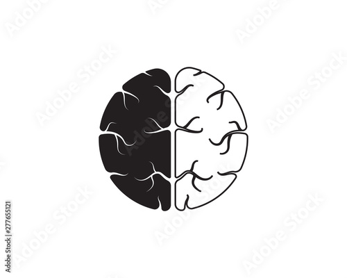 Brain Logo Template and symbols