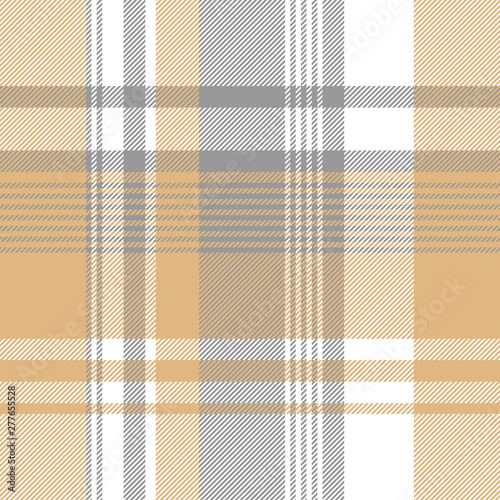 Gold silver color check fabric texture seamless pattern