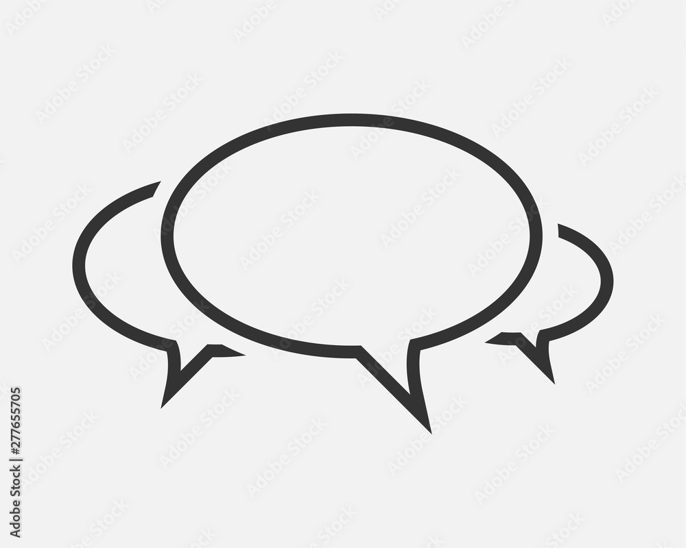 Talk bubble speech icon. Blank empty bubbles vector design elements. Chat on line symbol template. Dialogue balloon sticker silhouette. Talk bubble speech icon. Blank empty bubbles vector design elements. Chat on line symbol template. Dialogue balloon sticker silhouette.