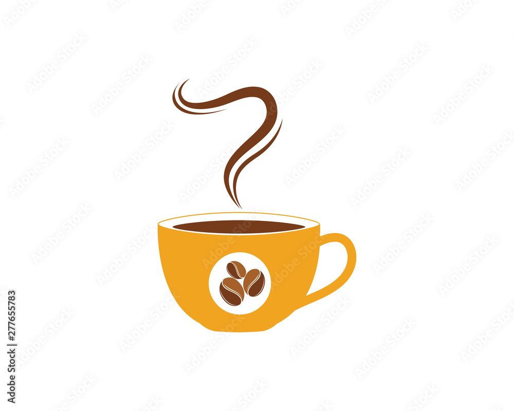 Coffee cup Logo Template vector icon design