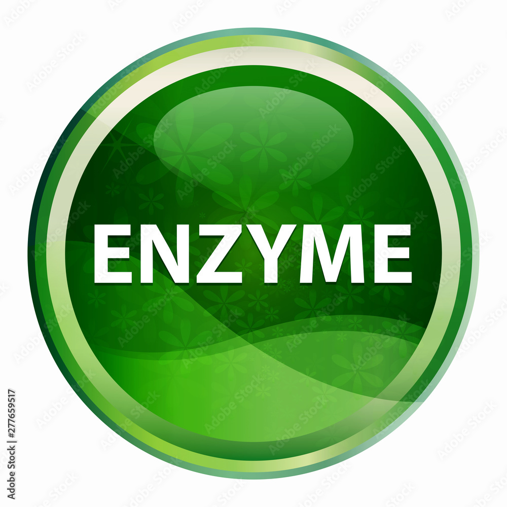 Enzyme Natural Green Round Button Enzyme Natural Green Round Button