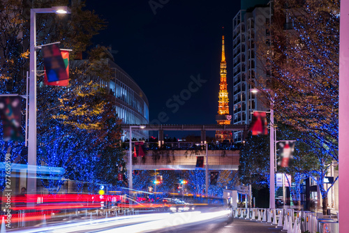 六本木けやき坂のクリスマスイルミネーション photo
