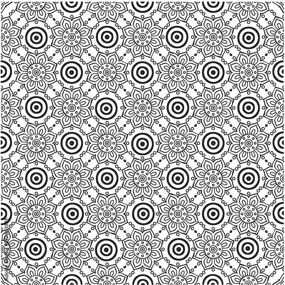 Javanese Batik Seamless Pattern vector Javanese Batik Seamless Pattern vector