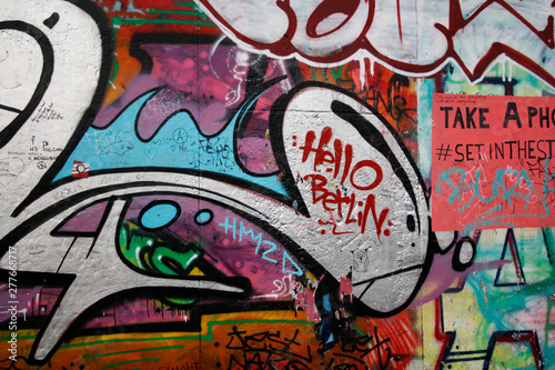 Graffiti sul muro di Berlino