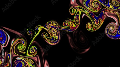 Magic space texture, pattern, looks like colorful smoke and fire