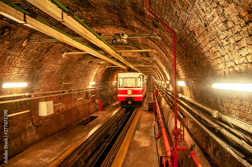 Old tunnel between Karakoy and Beyoglu.