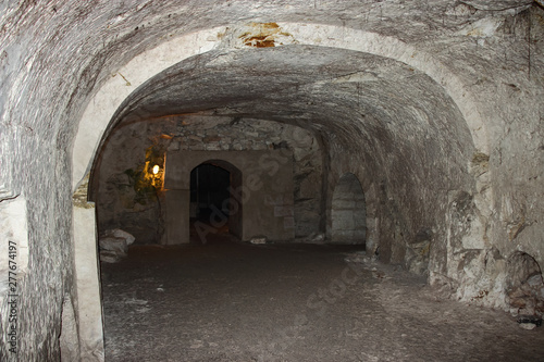 The interior of the necropolis in the Bet She'arim National Park in the Kiriyat Tivon city in Israel