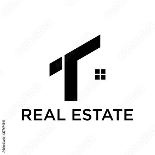 T house logo concept