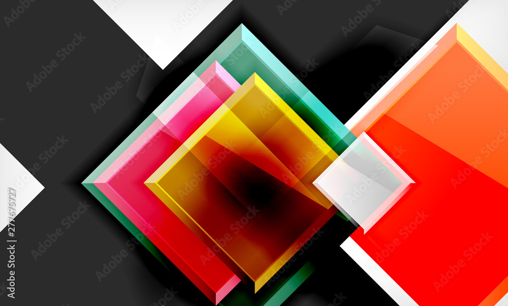 Colorful square and rectangle blocks background Colorful square and rectangle blocks background