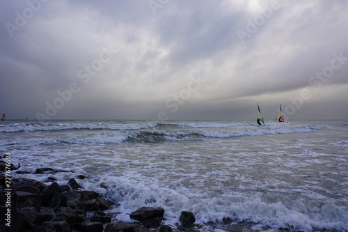 surfer on sea