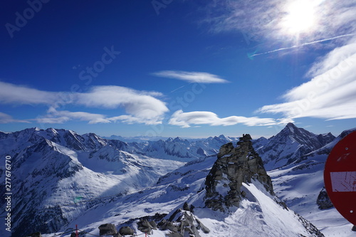 alps in winter
