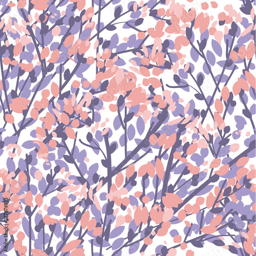 Violet and pink tender bran...
