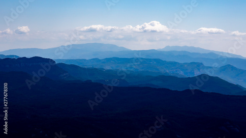 View of Natural park of "Sant LlorenÇ de Munt i l´Obac" from "la mola".