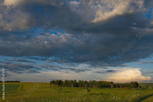 Russia. The South Of Western Siberia. The Republic of Khakassia in the area of lake Shira.