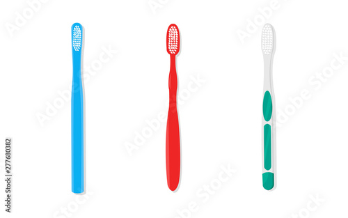 PLastic toothbrush shape design