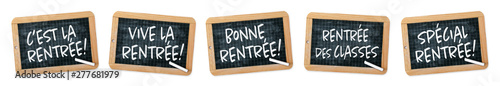 Rentrée scolaire / 5 déclinaisons