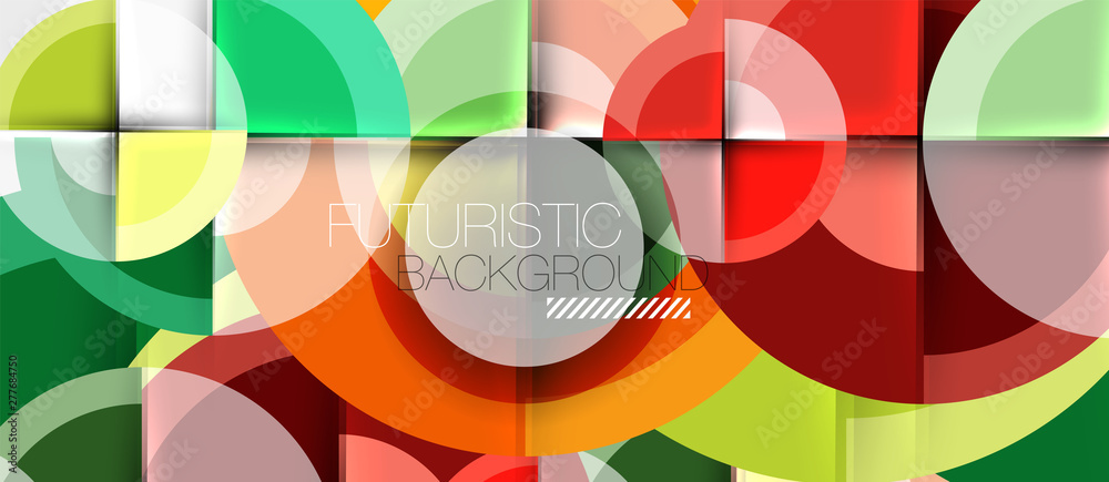 Circular geometrical design template Circular geometrical design template