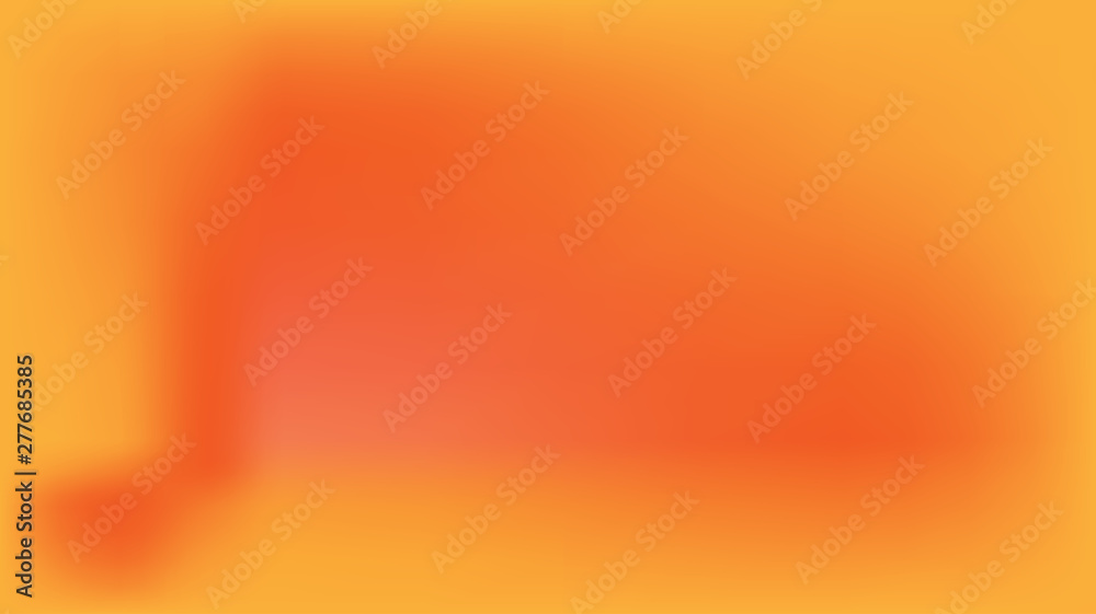 Orange background, blur, abstract gradient, illustration