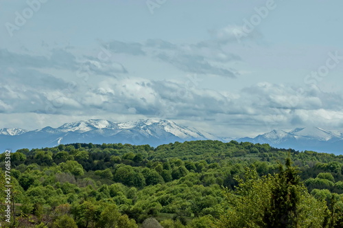 Plana and Rila mountains  Rila of distance  Bulgaria