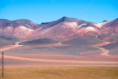 Colored mountains in Atacama desert - Bolivia  South America