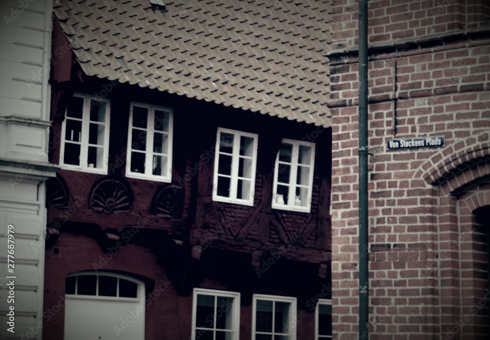 Old buildings in Ribe, Denmark Old buildings in Ribe, Denmark