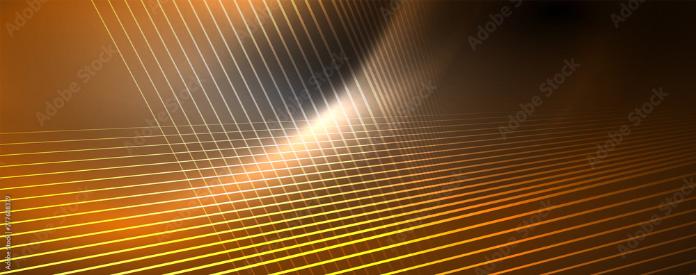 Color light with lines, outer space background, bright rays Color light with lines, outer space background, bright rays