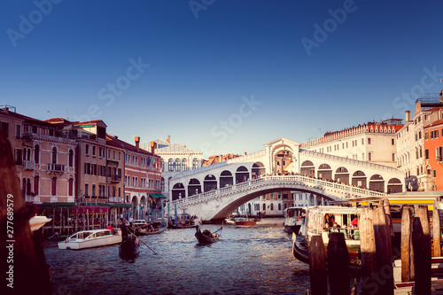 Bridge Ponte di Rialto in the Venice