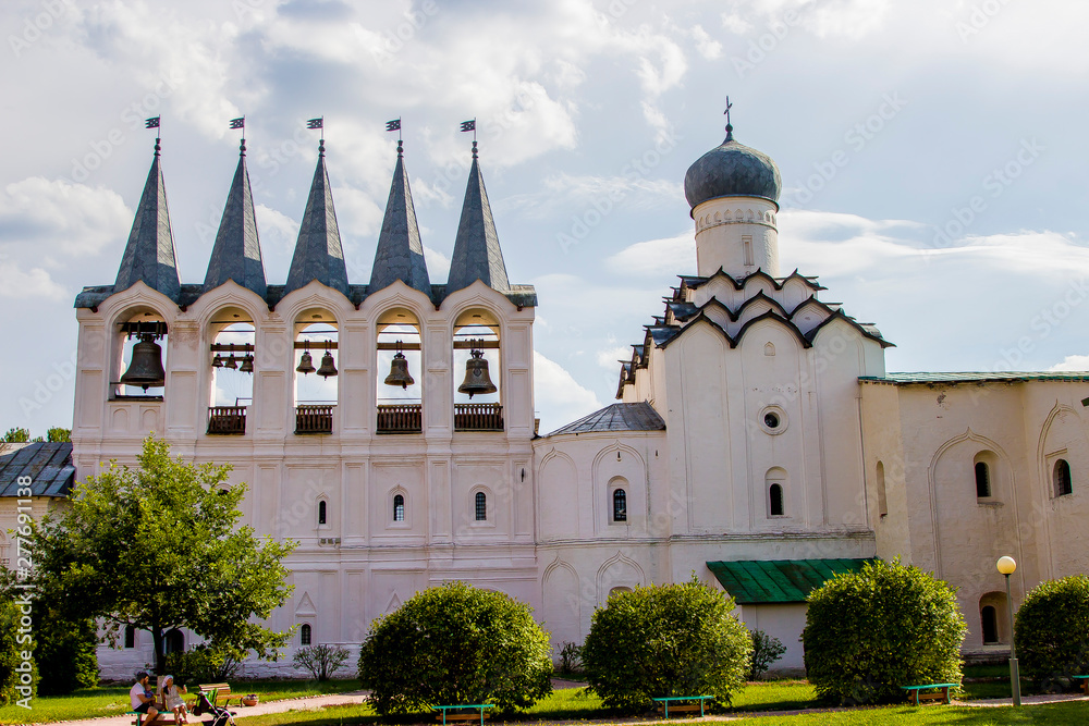 church of tikhvin  in russia