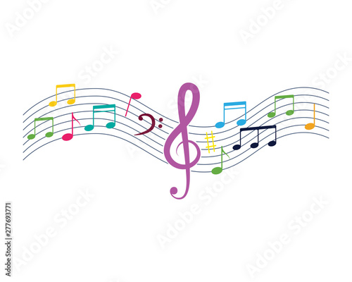 Music note Icon Vector