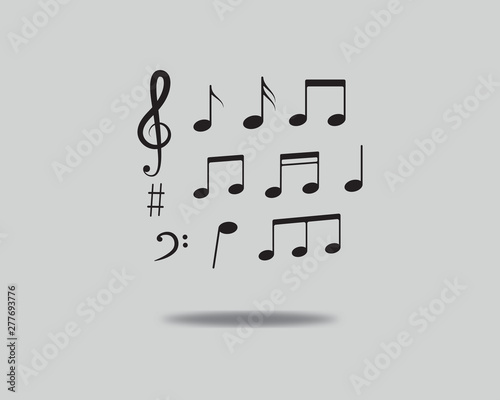 Music note Icon Vector