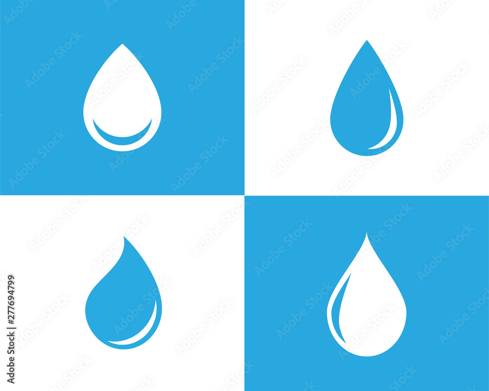 Water drop Logo Template vector illustration Water drop Logo Template vector illustration
