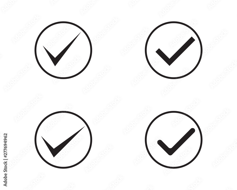 © dar - Check mark V Letter Logo Template