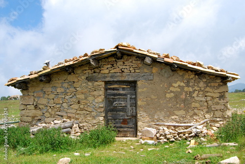 old house in mountains