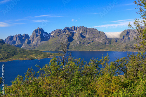 On a road trip in the Lofoten area  as well as some mountain walks