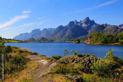 On a road trip in the Lofoten area, as well as some mountain walks