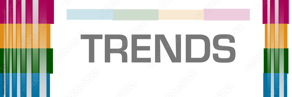 Trends Colorful Bars Both Sides Trends Colorful Bars Both Sides