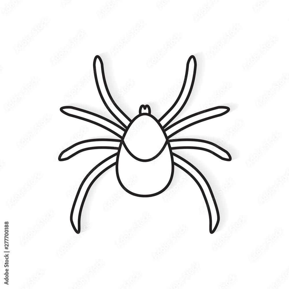 tick lyme insect icon- vector illustration tick lyme insect icon- vector illustration